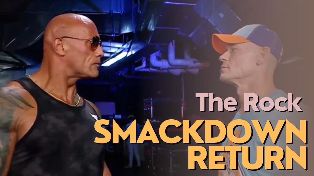 You are currently viewing The Rock Shocks the WWE Universe with Electrifying SmackDown Return!